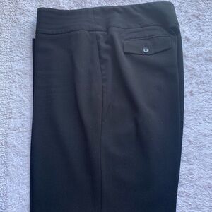 Style & Co. stretch wide leg pants size 16 in black